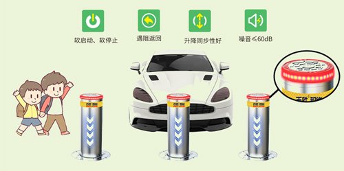 校園安全守護(hù)神-百思德BSDOOR36V直流電動(dòng)升降地柱